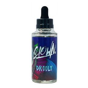 Drooly E Liquid 50ml (60ml with 1 x 10ml nicotine shots to make 3mg) by Clown Only £16.99 (FREE NICOTINE SHOT) Drooly E Liquid 50ml (60ml with 1 x 10ml nicotine shots to make 3mg) by Clown Only £16.99 (FREE NICOTINE SHOT)