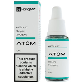 Hangsen Green Mint E Liquid 10ml (Atom Series 70PG 30VG) Hangsen Green Mint E Liquid 10ml (Atom Series 70PG 30VG)