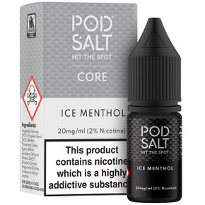 Ice Menthol Nic Salt 20mg E Liquid By Pod Salt