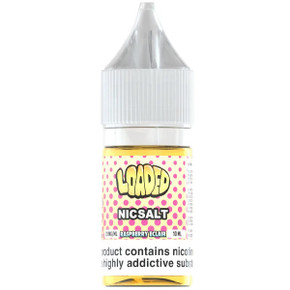 Raspberry Eclair Nic Salt E Liquid 10ml by Loaded