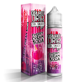 Cherry Cream Soda E Liquid 50ml by Double Drip Coil Sauce Only £9.99 (INC Free Nic Shots or Zero Nicotine)