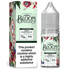 Pear Elderflower Nic Salt E Liquid 10ml By Bloom