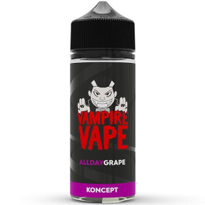 All Day Grape E Liquid 100ml By Koncept Vampire Vape