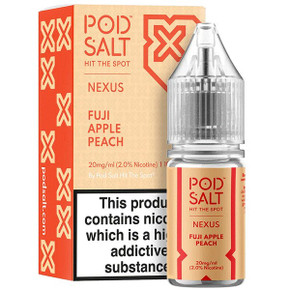 Fuji Apple Peach Nic Salt E Liquid 10ml By Pod Salt Nexus