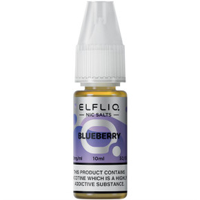 Blueberry Nic Salt E Liquid 10ml By Elf Bar Elfliq