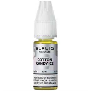 Cotton Candy Ice Nic Salt E Liquid 10ml By Elf Bar Elfliq