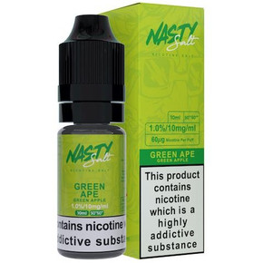 Green Ape Nic Salt E Liquid 10ml By Nasty Juice