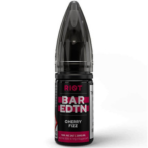 Cherry Fizz Bar ﻿EDTN Nic Salt E Liquid 10ml by Riot Squad