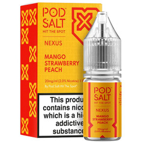 Mango Strawberry Peach Nic Salt E Liquid By Pod Salt Nexus