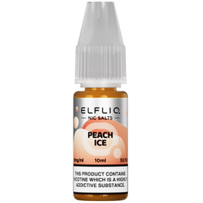 Peach Ice Nic Salt E Liquid 10ml By Elf Bar Elfliq