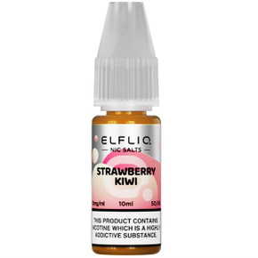 Strawberry Kiwi Nic Salt E Liquid 10ml By Elf Bar Elfliq