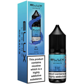 Mr Blue Nic Salt E Liquid 10ml By Elux Legend