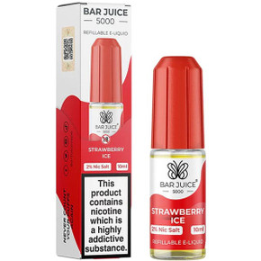 Strawberry Ice Nic Salt E Liquid 10ml by Bar Juice 5000