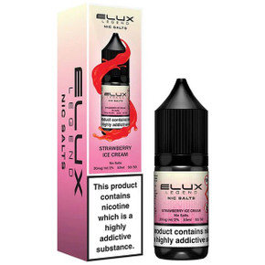 Strawberry Ice Cream Nic Salt E Liquid 10ml By Elux Legend