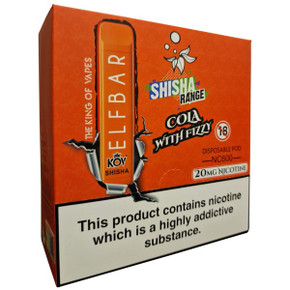 10 Pack of Elf Bar NC600 Shisha Range Disposable Vapes