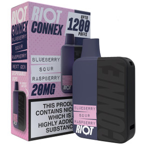 Blueberry Sour Raspberry Riot Connex 1200 Puff Pod Kit