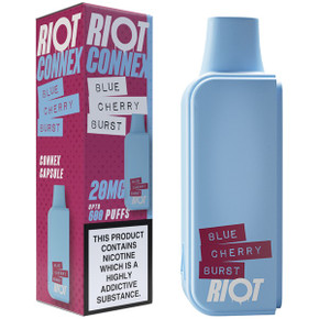Blue Cherry Burst Riot Connex Prefilled Vape Pod