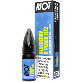 Riot X Blueberry Peach Fizz Nic Salt E Liquid 10ml