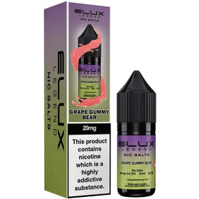 Grape Gummy Bear Nic Salt E Liquid 10ml By Elux Legend Grape Gummy Bear Nic Salt E Liquid 10ml By Elux Legend