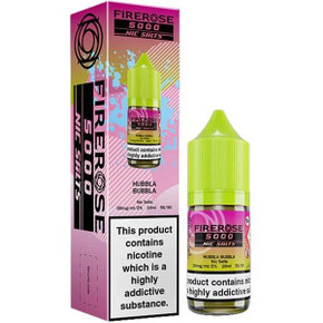 Elux Firerose Hubbla Bubbla Nic Salt E Liquid 10ml