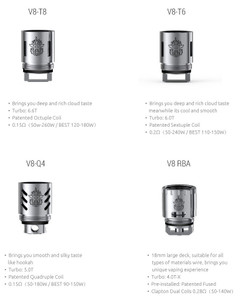 3 Pack SMOK TFV8 Tank V8 Turbo Coils