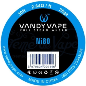 Vandy Vape Pure Ni80 Wire 26ga 30ft