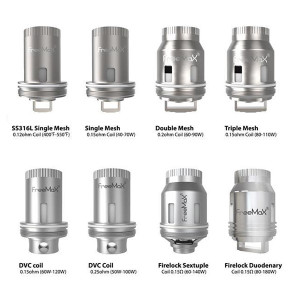 FreeMax Mesh Pro Coils Range including Single, Double, Triple and Quad Coils