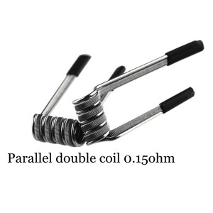 Demon Killer Handcraft Parallel Double Coil Prebuilt Wire Set Ni80 0.15 Ohms Coils