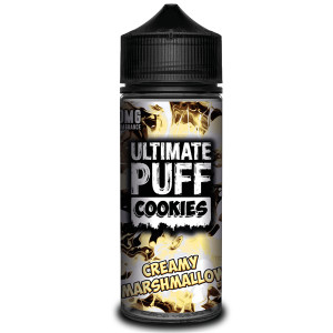 Creamy Marshmallow Cookies E Liquid (Zero Nicotine & Free Nic Shots to make 120ml/3mg) by Ultimate Puff