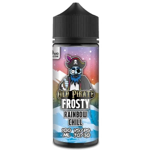 Rainbow Chill E Liquid 100ml by Old Pirate Frosty Series