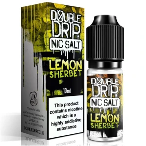 Lemon Sherbet Nic Salt E Liquid By Double Drip 10ml
