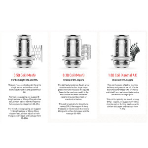 5 Pack Oxva Origin UNI Coil Type