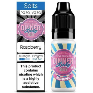 Raspberry Nic Salt E Liquid 10ml By Dinner Lady