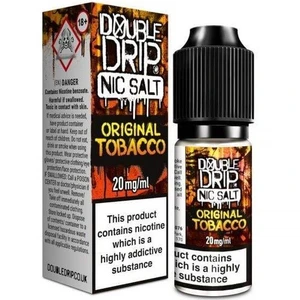 Original Tobacco Nic Salt E Liquid By Double Drip