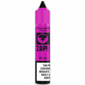 Passionfruit Zest Nic Salt E Liquid 10ml by Zap! Juice