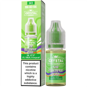 SKE Crystal Kiwi Passionfruit Guava Nic Salt E Liquid 10ml
