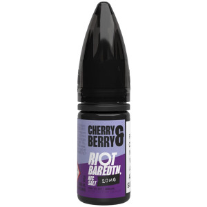 Cherry Berry Bar ﻿EDTN Nic Salt E Liquid 10ml by Riot Squad