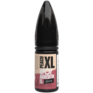 Peach XL Bar ﻿EDTN Nic Salt E Liquid 10ml by Riot Squad