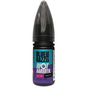 Blue Razz Citrus Bar ﻿EDTN No Ice Nic Salt E Liquid 10ml by Riot Squad
