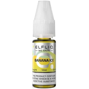 Elfliq Banana Ice Nic Salt E Liquid 10ml By Elf Bar