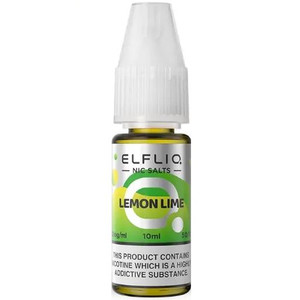 Elfliq Lemon Lime Nic Salt E Liquid 10ml By Elf Bar