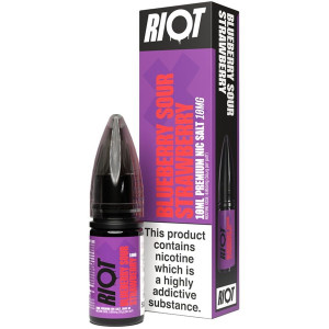 Riot X Blueberry Sour Strawberry Nic Salt E Liquid 10ml