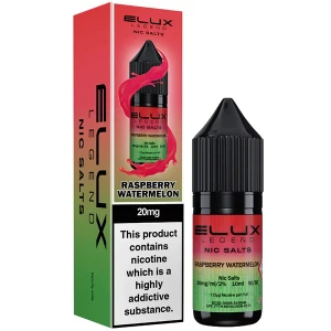 Elux Legend Raspberry Watermelon Nic Salt E Liquid 10ml