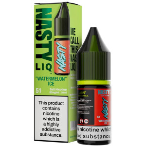 Nasty Liq Watermelon Ice Nic Salt E Liquid 10ml