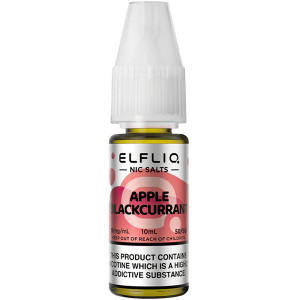 Elf Bar Elfliq Apple Blackcurrant Nic Salt E Liquid 10ml