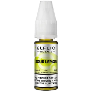 Elf Bar Elfliq Sour Lemon Nic Salt E Liquid 10ml