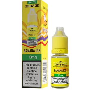 SKE Crystal Banana Ice Nic Salt E Liquid 10ml