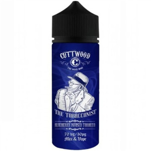 Cuttwood Tobacconist Blueberry Infused Tobacco Shortfill E Liquid 100ml