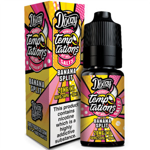 Doozy Temptations Banana Split Nic Salt E Liquid 10ml