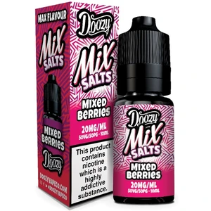 Doozy Mix Salts Mixed Berries Nic Salt E Liquid 10ml